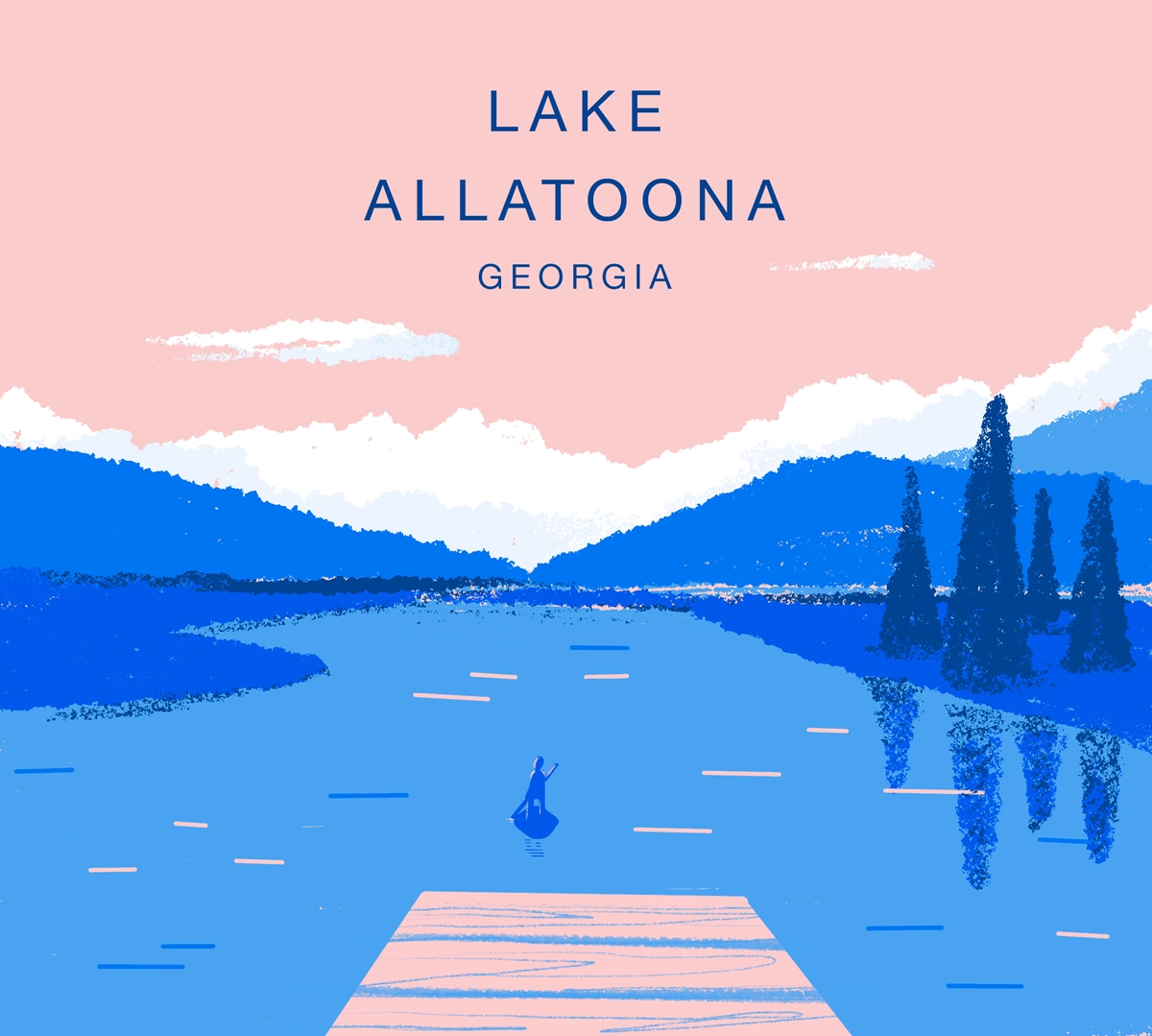 Lake Allatoona Postcard